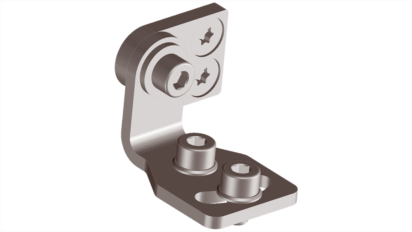 Staffa di montaggio Sick 2042902 per lettori di codici CLV610 e CLV620, con scheda adattatore inclusa.