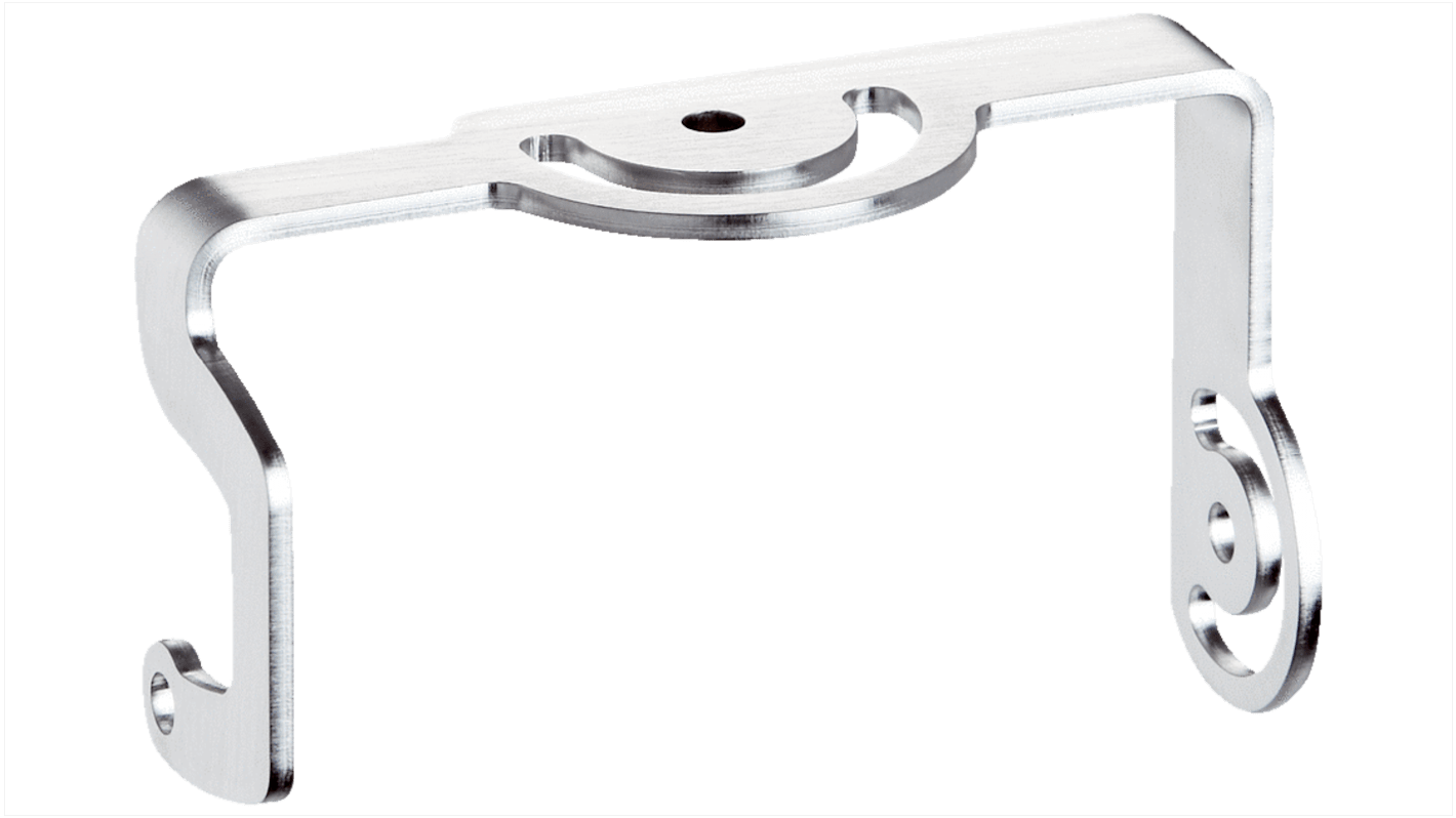 Staffa di montaggio Sick 2042800 per lettori di codici CLV630, CLV631 e CLV650, progettata per un'installazione sicura e stabile.