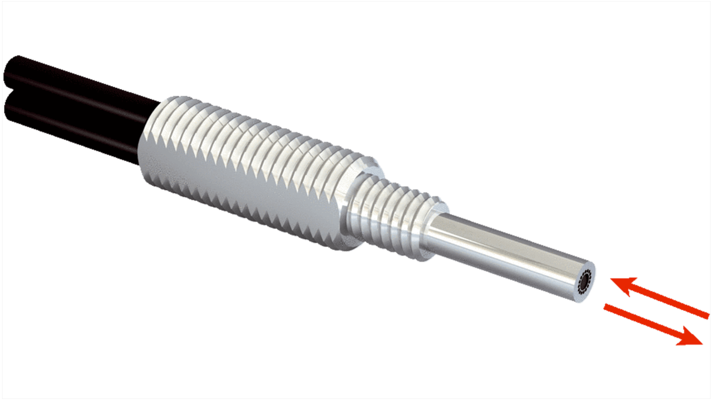 Fibra per sensore Sick LL3-DB02, lunghezza 2m, per amplificatori in fibra ottica, resistente a sollecitazioni meccaniche e chimiche.