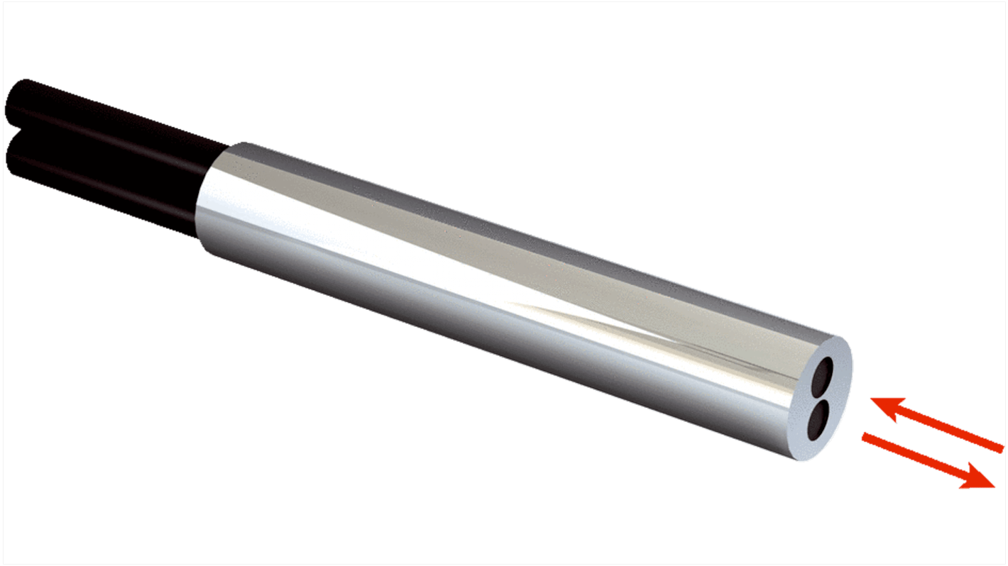 Fibra per sensore Sick LL3-DK04, lunghezza 2m, compatibile con KTL180 e amplificatori GLL170T e WLL180T. Cavi resistenti a sostanze chimiche e alte temperature.