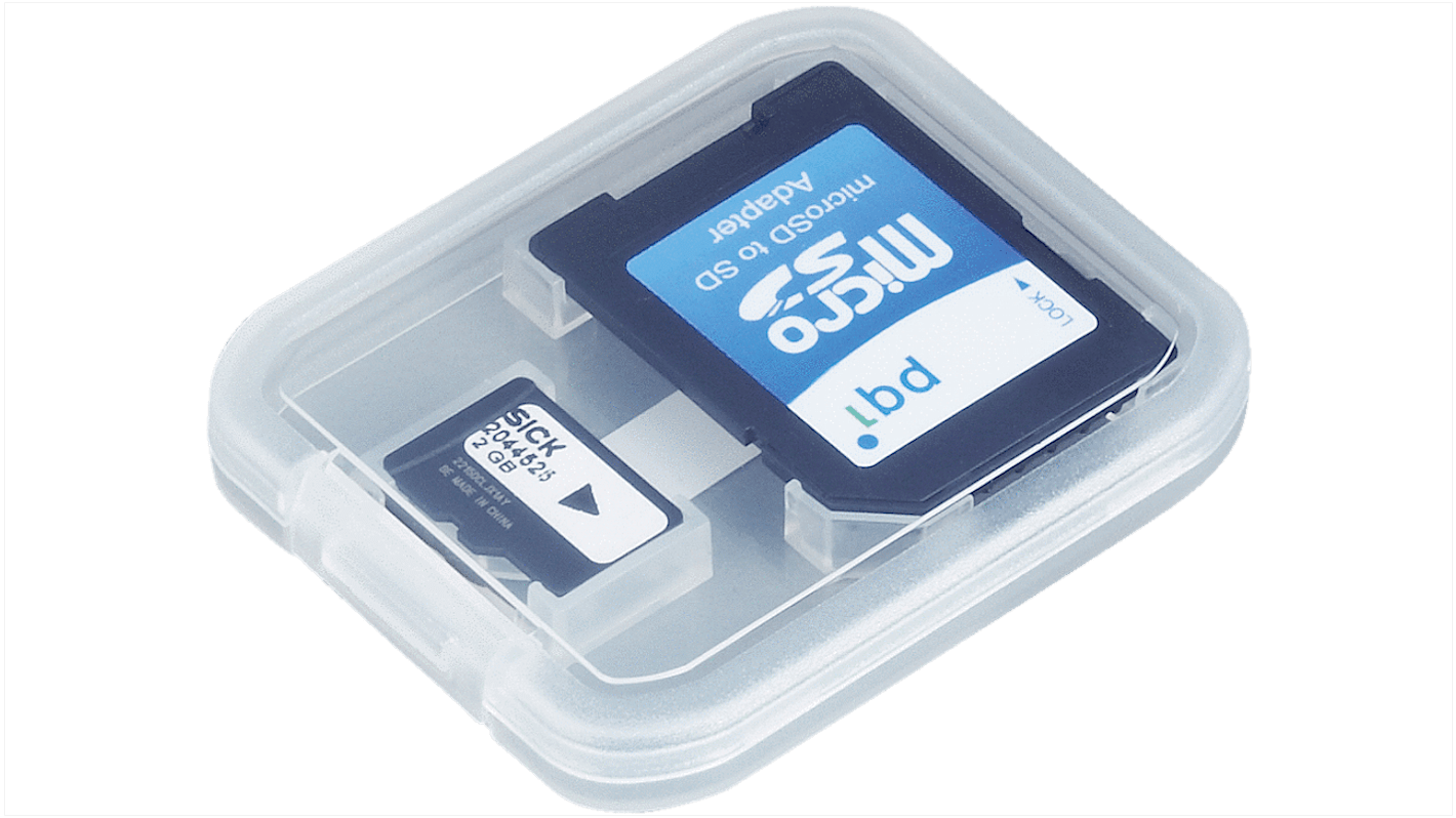 Scheda micro SD da 1 GB Sick, compatibile con lettori di codici CLV630, CLV631 e CLV650, per archiviazione industriale.