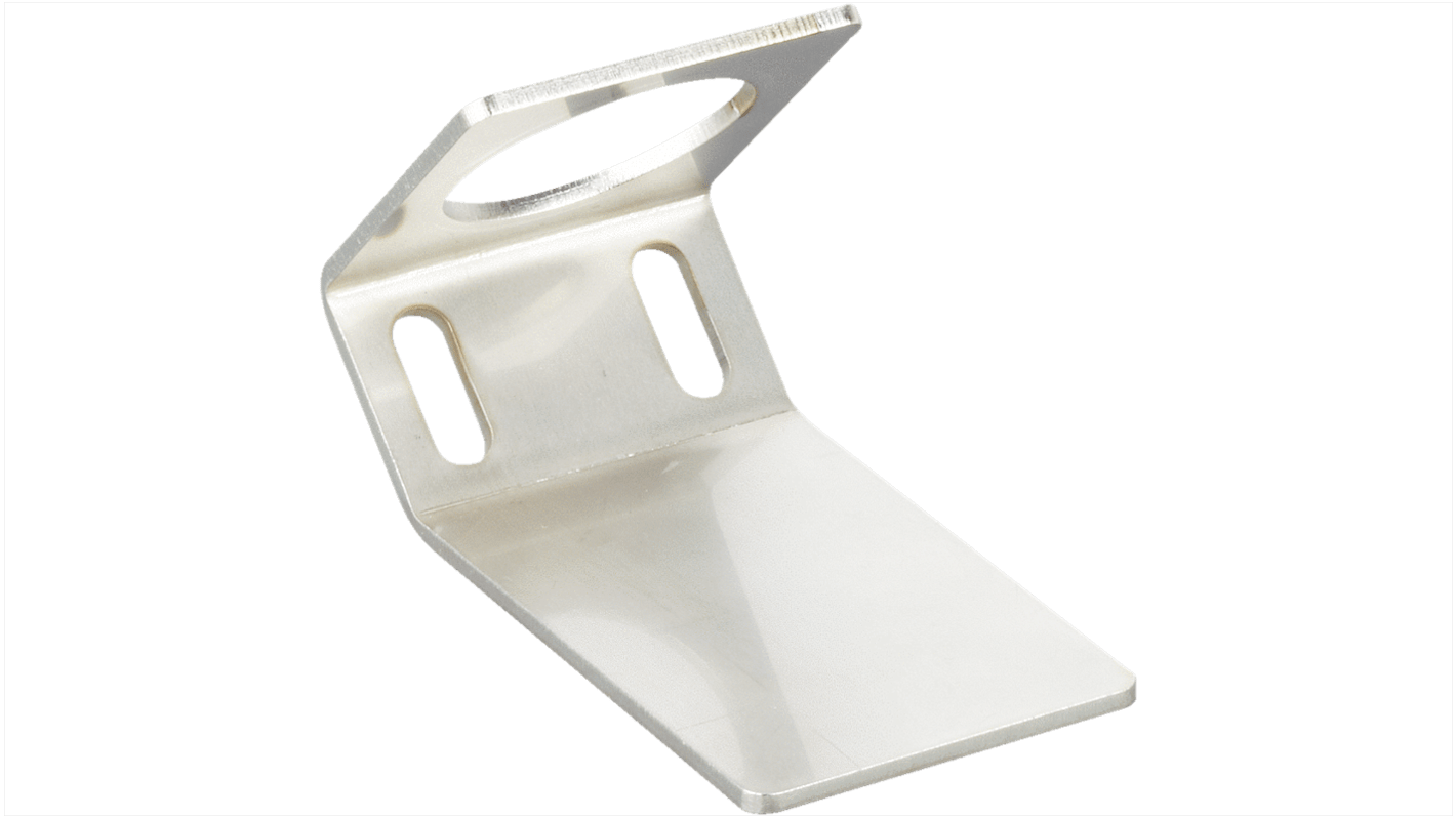 Specchio deflettore Sick USP-UM18 in acciaio inox, progettato per UM18-1XXXX e UM18-2XXXX, angolo di deflessione a 90°.