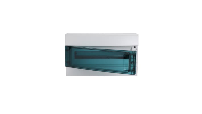 ABB 1SL1213A00, unità di consumo Mistral65, 125A, 18 vie, IP65, dimensioni 155 x 430 x 250 mm, per installazioni elettriche.