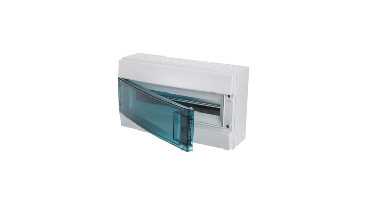 ABB 1SL1213A00, unità di consumo Mistral65, 125A, 18 vie, IP65, dimensioni 155 x 430 x 250 mm, per installazioni elettriche.