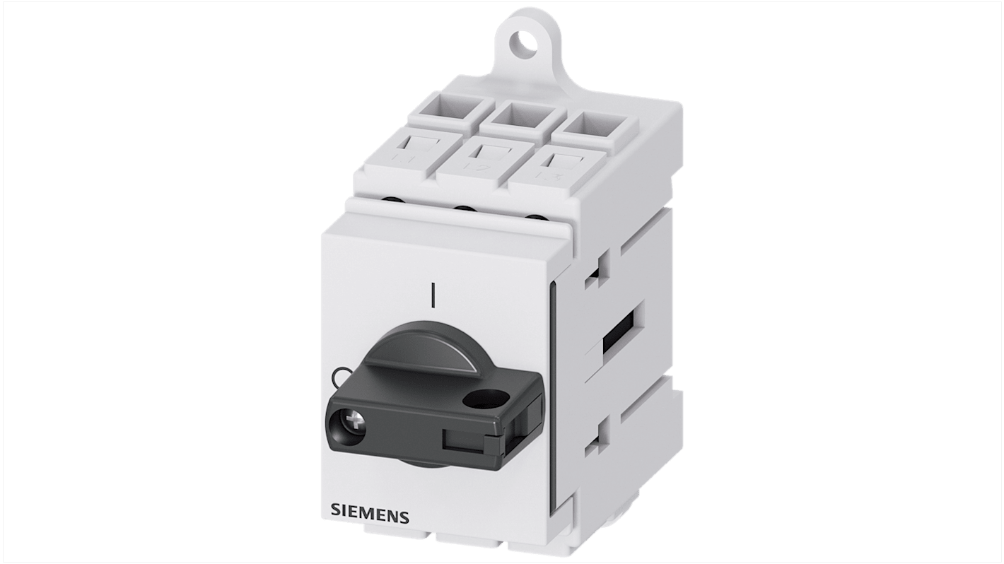 Sezionatore Siemens 3LD3030-0TK11 NO, 16A, fusibile RK5 3LD3 - Integrato per morsettiere, operante da -25 °C a 55 °C.