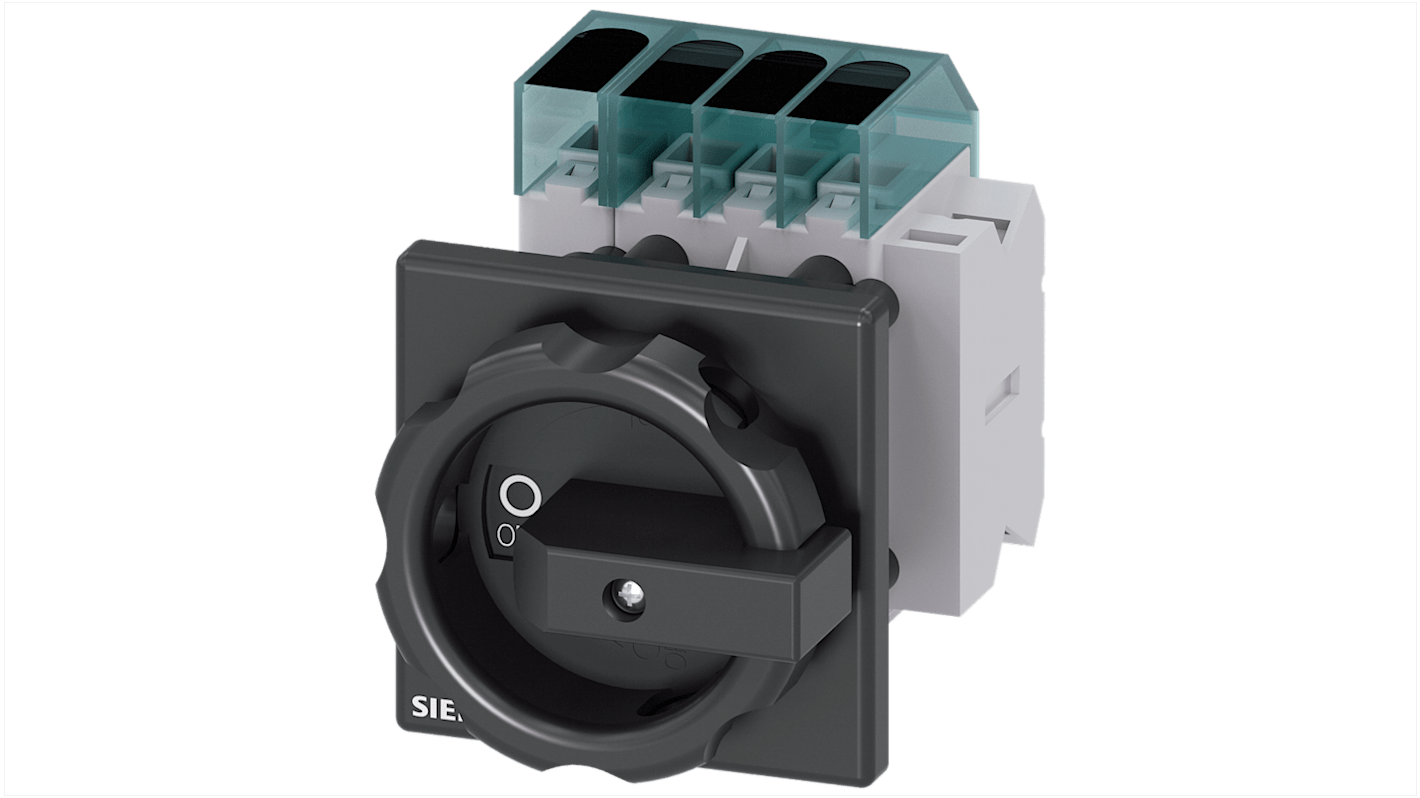 Sezionatore interruttore Siemens SENTRON 3LD3054-1TL51, 4 poli, corrente 16A, grado di protezione IP40.