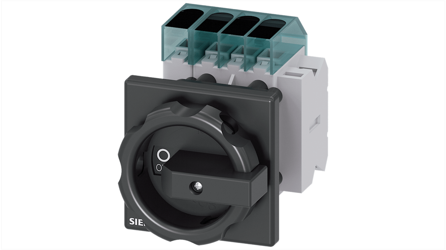 Sezionatore interruttore Siemens SENTRON 3LD3354-1TL51, 4 poli, 40A, IP40, temperatura operativa -25 a 55 °C.