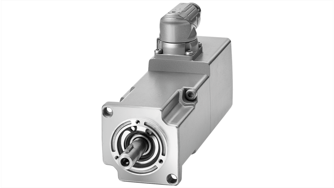 Servomotore sincrono Siemens 1FK2102-1AG00-0MA0, 100 W, 240 V, montaggio a flangia, velocità fino a 8000 giri/min, grado di protezione IP64.