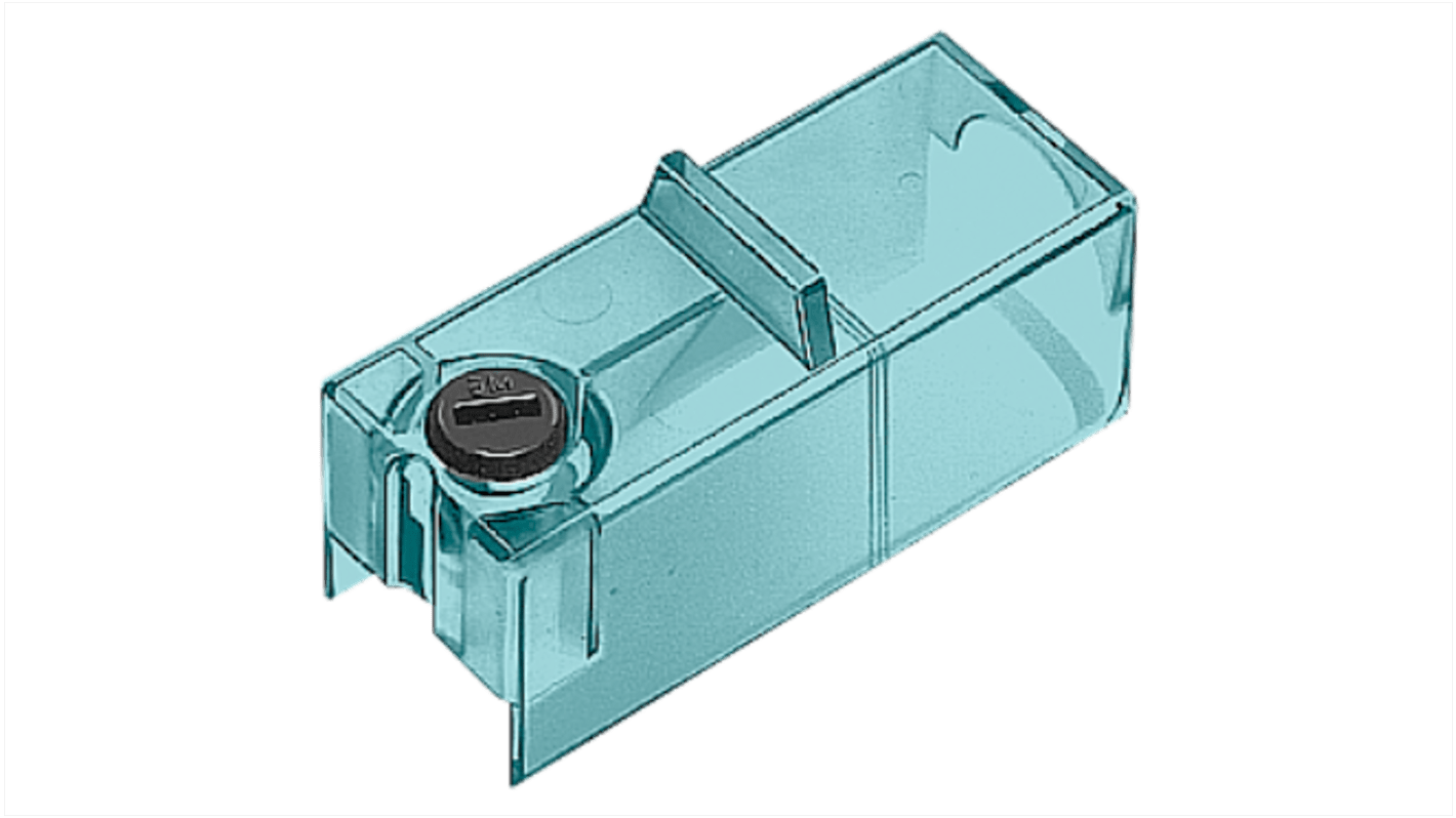 Coperchio singolo Siemens 3NY1245 per viti M10, compatibile con interruttori 3NP53 e 3NP5460, approvato EAC.