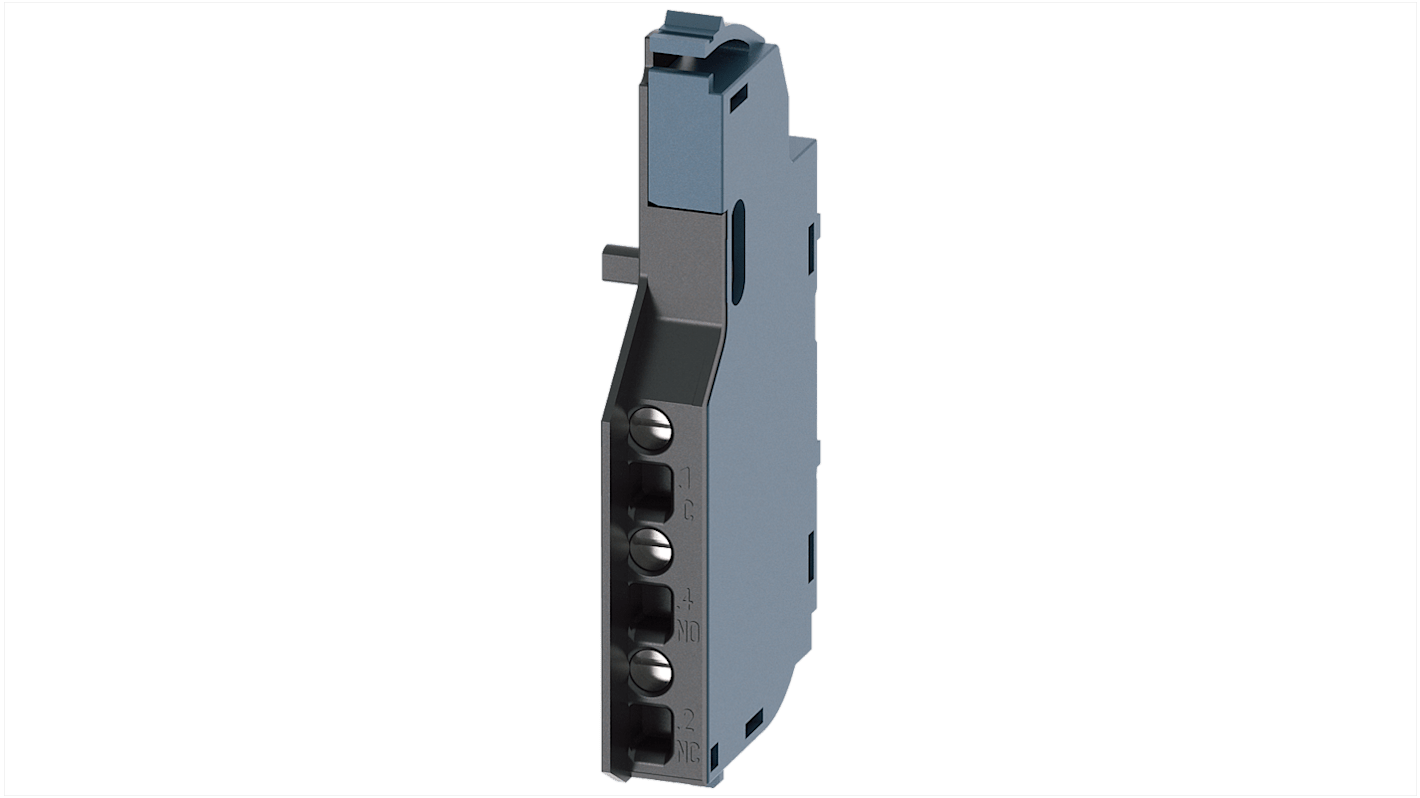 Contatto ausiliario Siemens 3VA9988-0AA23, 1 NC/1 NA, per interruttori serie SENTRON, tensione nominale 690 V.