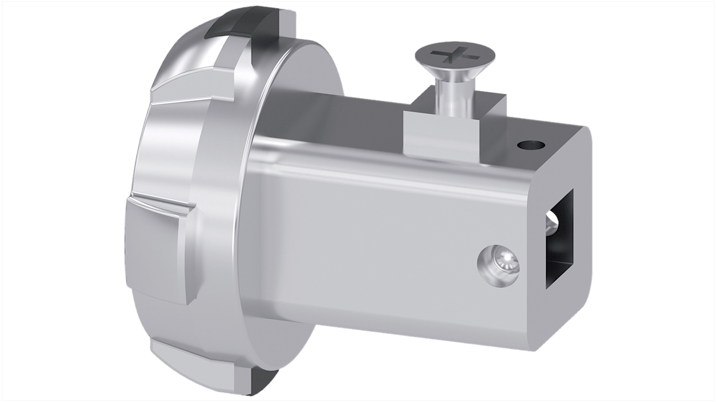 Adattatore maniglia Siemens 8UD1900-6HA00 per meccanismo rotante, dimensioni 8 x 8 mm, lunghezza 40 mm, compatibile con la serie SENTRON.
