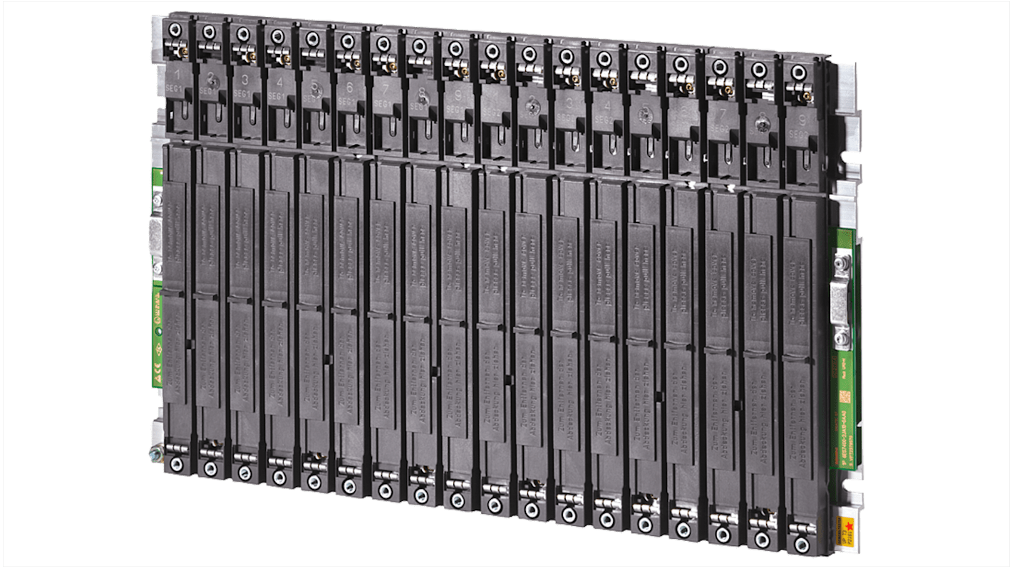 Rack Siemens 6ES7400-2JA00-0AA0 per SIMATIC S7-400, 18 slot, dimensioni 482,5 x 290 x 27,5 mm, bus di comunicazione P.