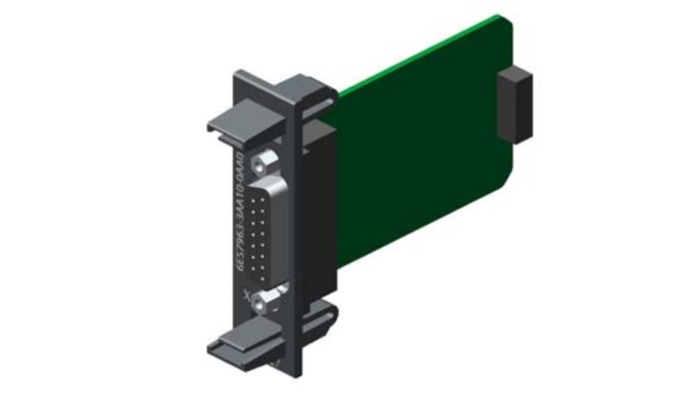 Modulo d'interfaccia Siemens 6ES7963-3AA10-0AA0 per SIMATIC S7-400H, interfaccia RS422/RS485, assorbimento 41 mA.