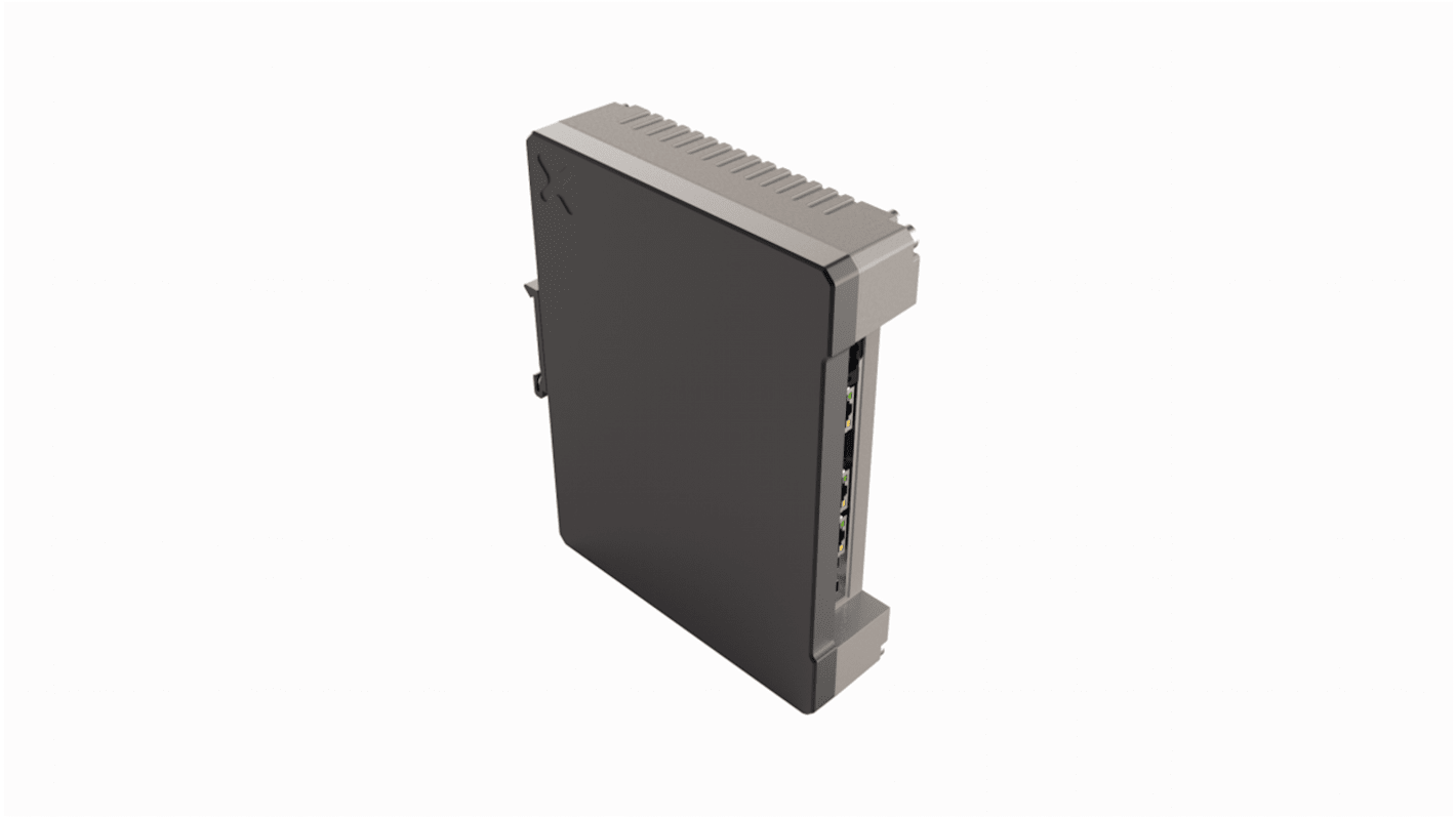 Gateway IoT Turck TX700Q-P3WV01, HMI/PLC su guida DIN con CPU ARM Cortex A9 e porte Ethernet.