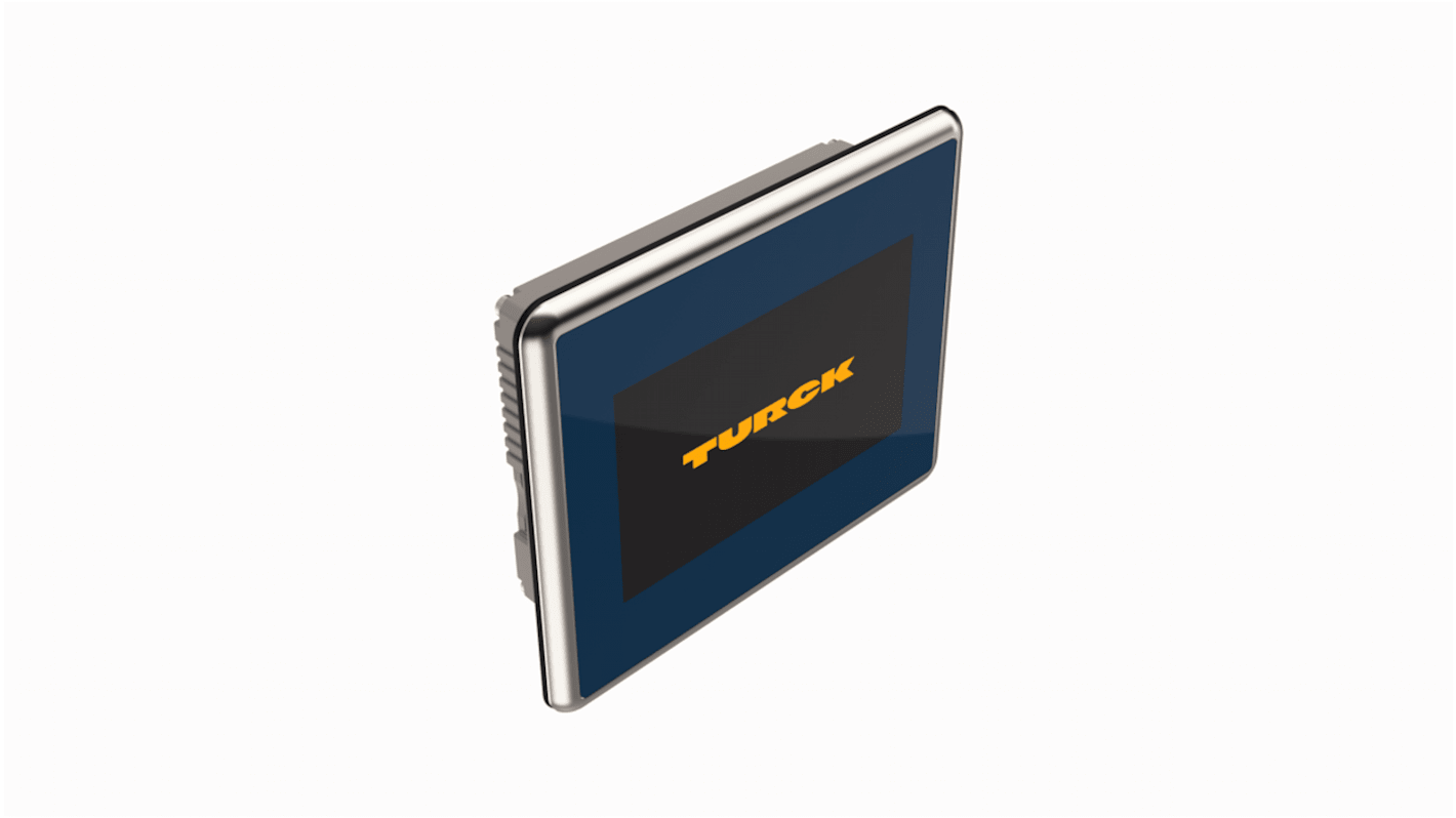 Turck TX707FB-P3CV01, display HMI touch screen 7" con risoluzione 800 x 480, IP69, interfacce Ethernet e USB.