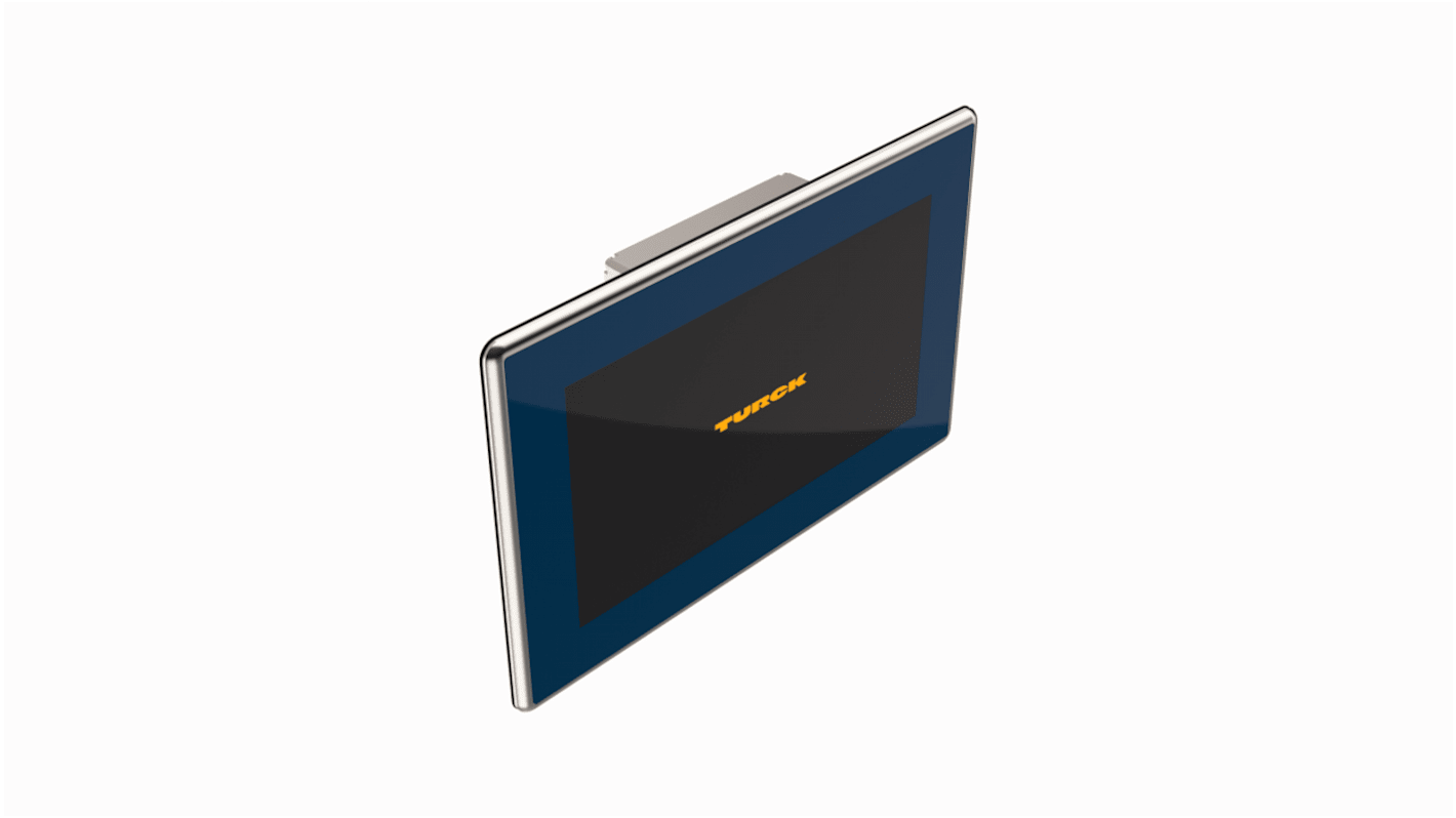 Turck TX715FB-P3CV01, display HMI touch screen 15" con risoluzione 1366x768, IP69, interfacce Ethernet e USB.