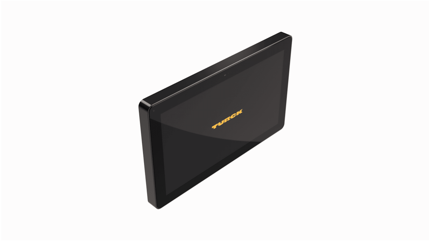 Display HMI Turck TXF715-00VP20, 15 pollici, touchscreen capacitivo, risoluzione 1366 x 768, IP67, porta Ethernet PoE.