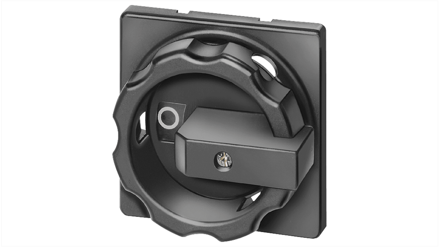 Manopola rotante Siemens 3LD9284-1B, selettore nero per montaggio frontale a 4 fori, compatibile con 3LD UL.