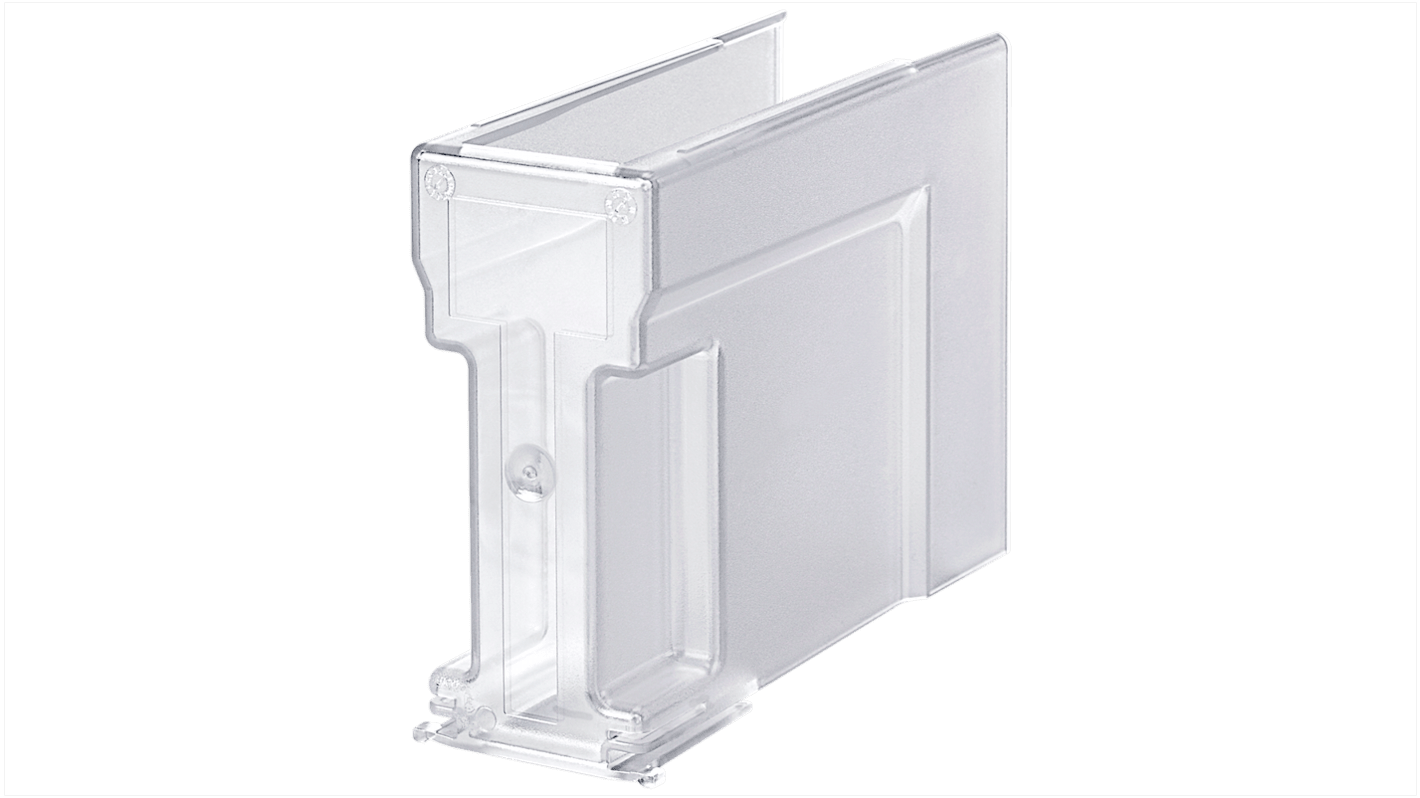 Protezione terminale per sezionatori Siemens 3NJ4912-1FA01, dimensioni 100 mm, compatibile con modelli 3NJ4101 e 3NJ4103.