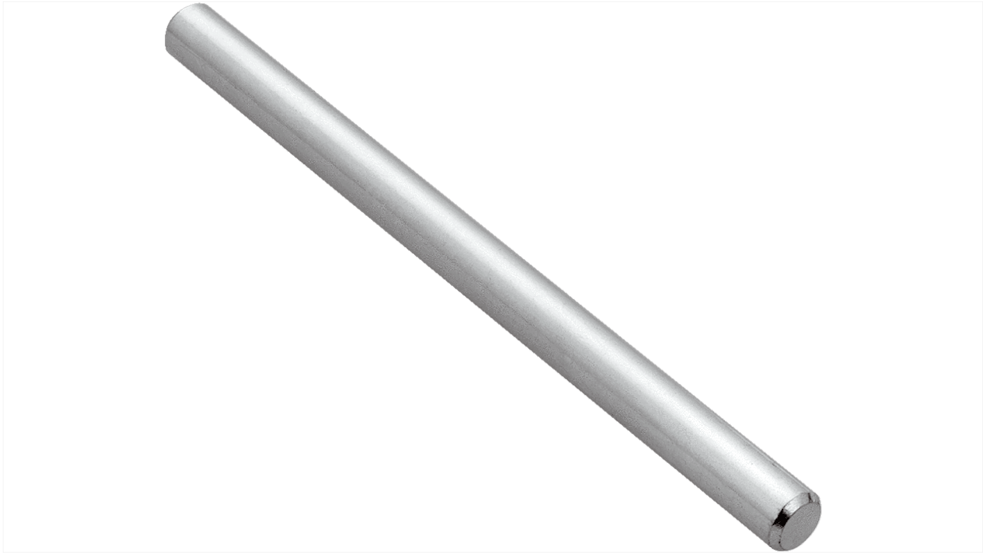 Staffa di montaggio Sick BEF-MS12G-NA in acciaio inox, lunghezza 200 mm, per applicazioni con morsetto di montaggio.