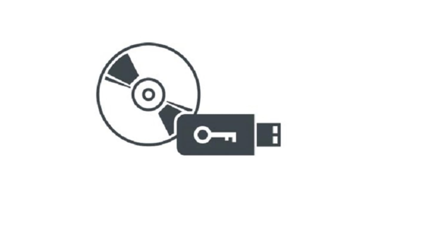 Licenza software Siemens 6AV2100-0AA07-0AA5 per PLC, include WinCC Basic V17 e supporto multilingue.