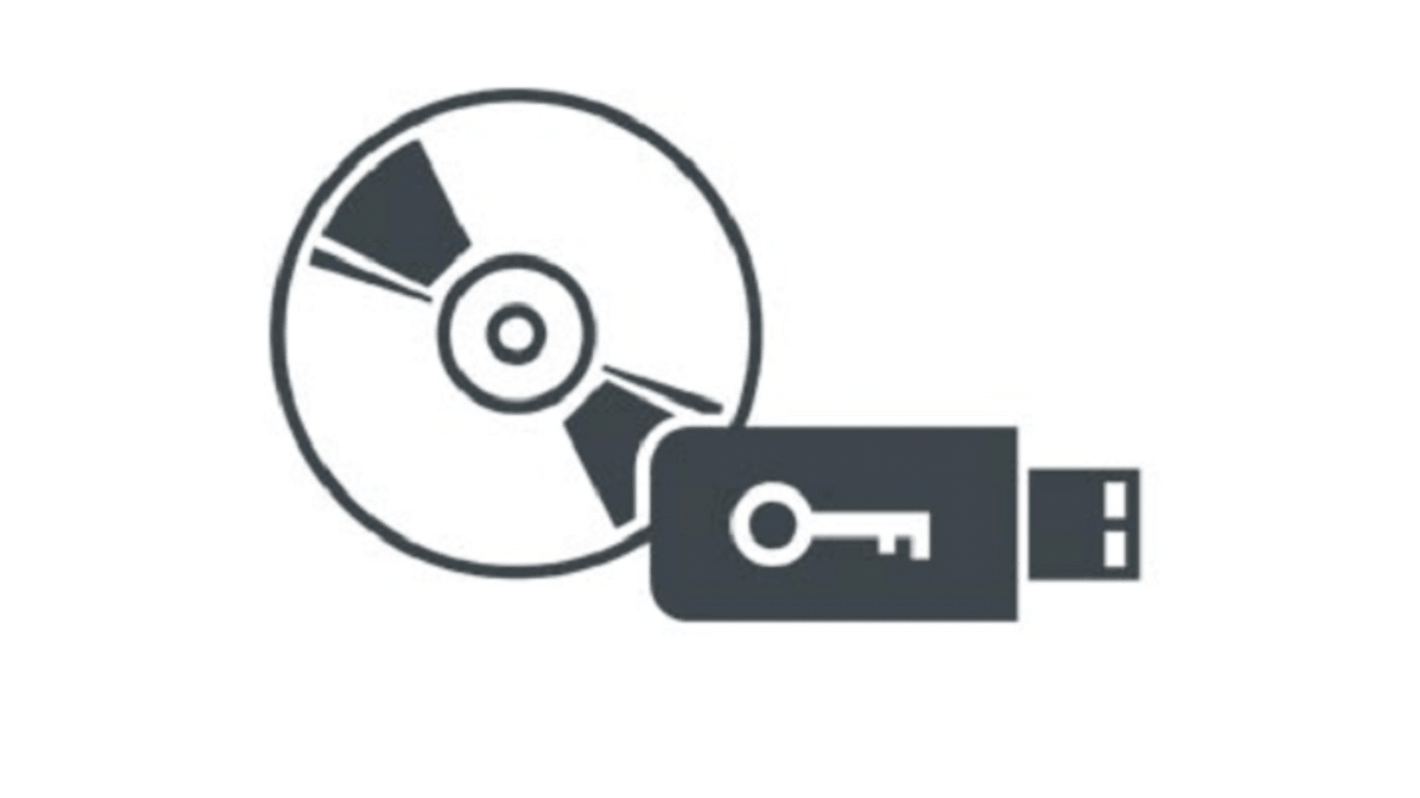 Software Siemens 6AV2105-3BB07-0AE0 per PLC, SIMATIC WinCC runtime Professional, gestione allarmi e reportistica.