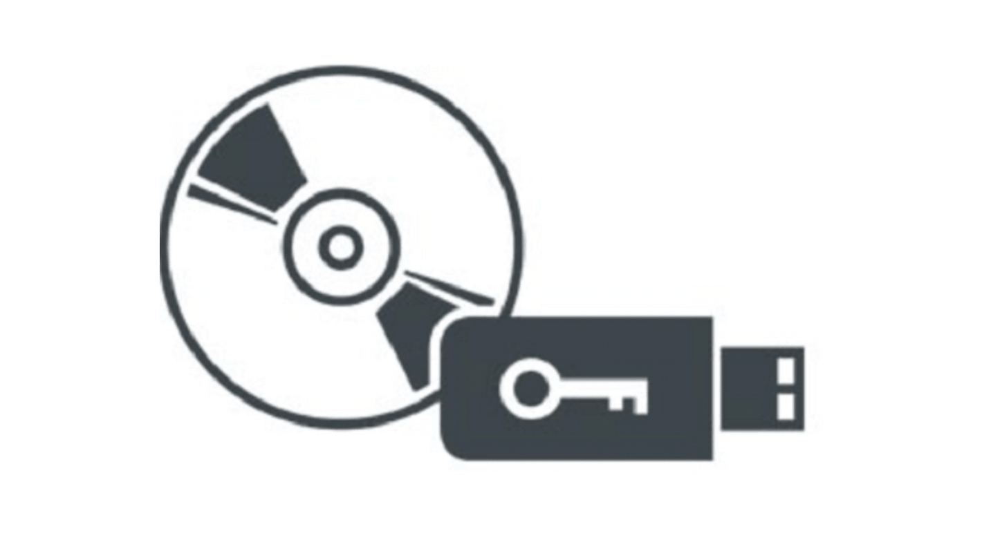 Licenza software Siemens 6AV2154-0BS01-7AA0 per PLC, include DVD e chiave USB, supporta SQLite e registrazione allarmi.