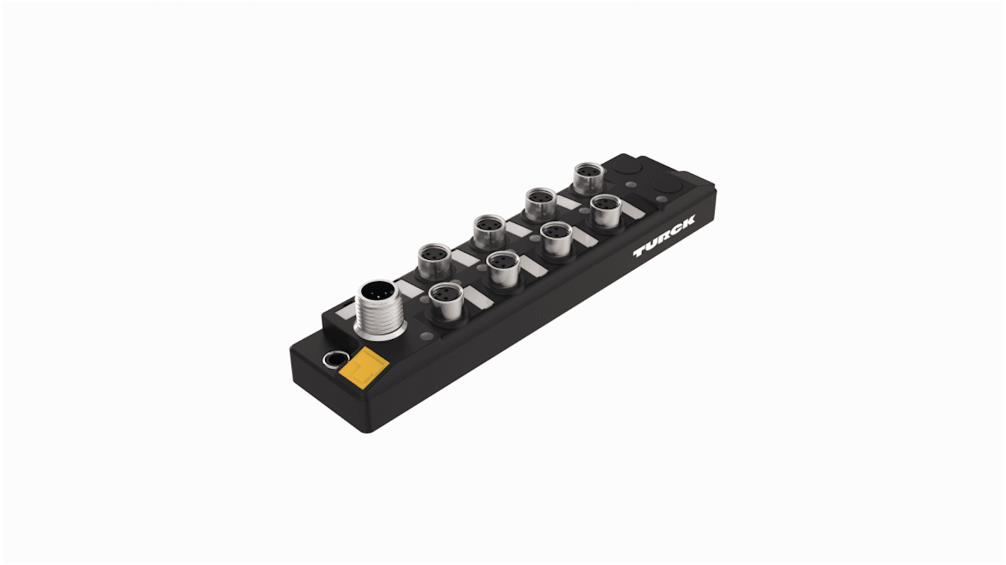 Modulo I/O Turck TIBL-S3-8DXP, 8 canali digitali universali, design compatto, connettori M8, grado di protezione IP65/IP67/IP69K.