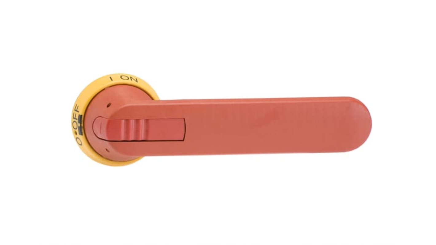 Manopola rotante ABB per maniglia a pistola, lunghezza 175 mm, grado di protezione IP65, adatta per centri di controllo motori.