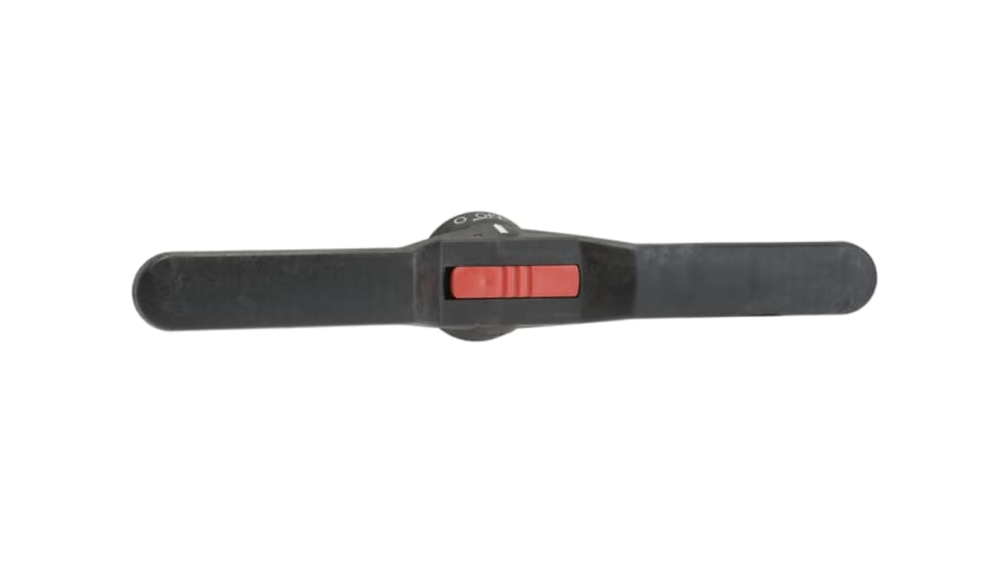 Manopola rotante ABB per maniglia a pistola, lunghezza 200 mm, colore nero, grado di protezione IP65. Compatibile con serie OHB.