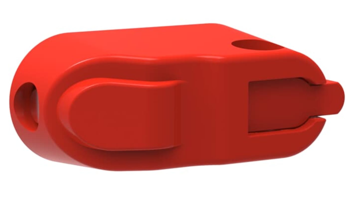 Manopola rotante ABB OHRS12, colore rosso, lunghezza 66 mm, per applicazioni in centri di controllo motori.