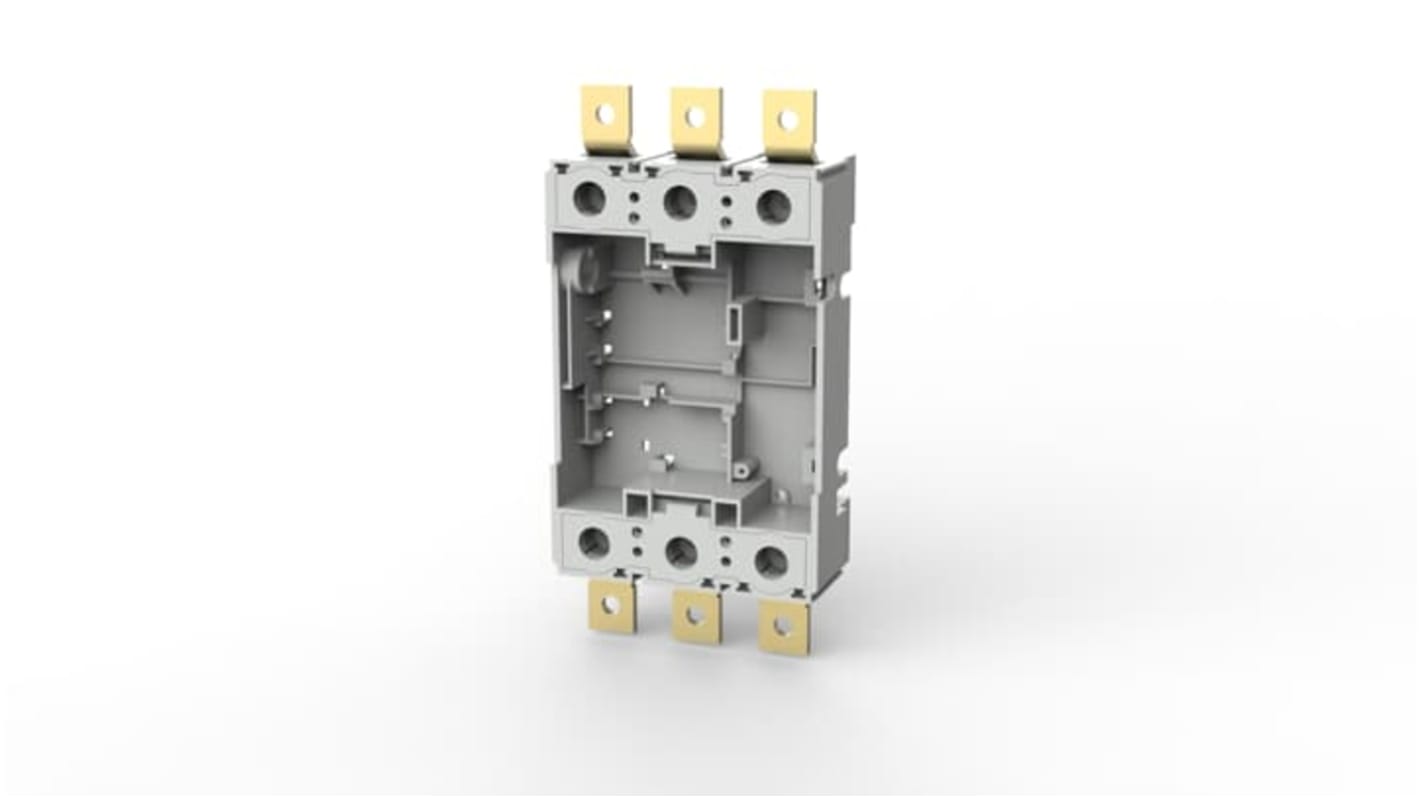 Interruttore automatico ABB XT5, 630A, con connettori a innesto e terminali estesi a tre poli, conforme a IEC/UL.