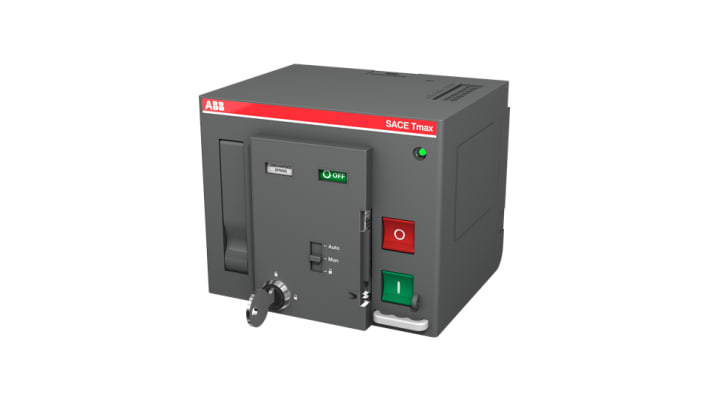 Operatore motore ABB per MCCB, codice 1SDA104885R1, per tensioni 220...250V AC/DC, montaggio semplice e sicuro.