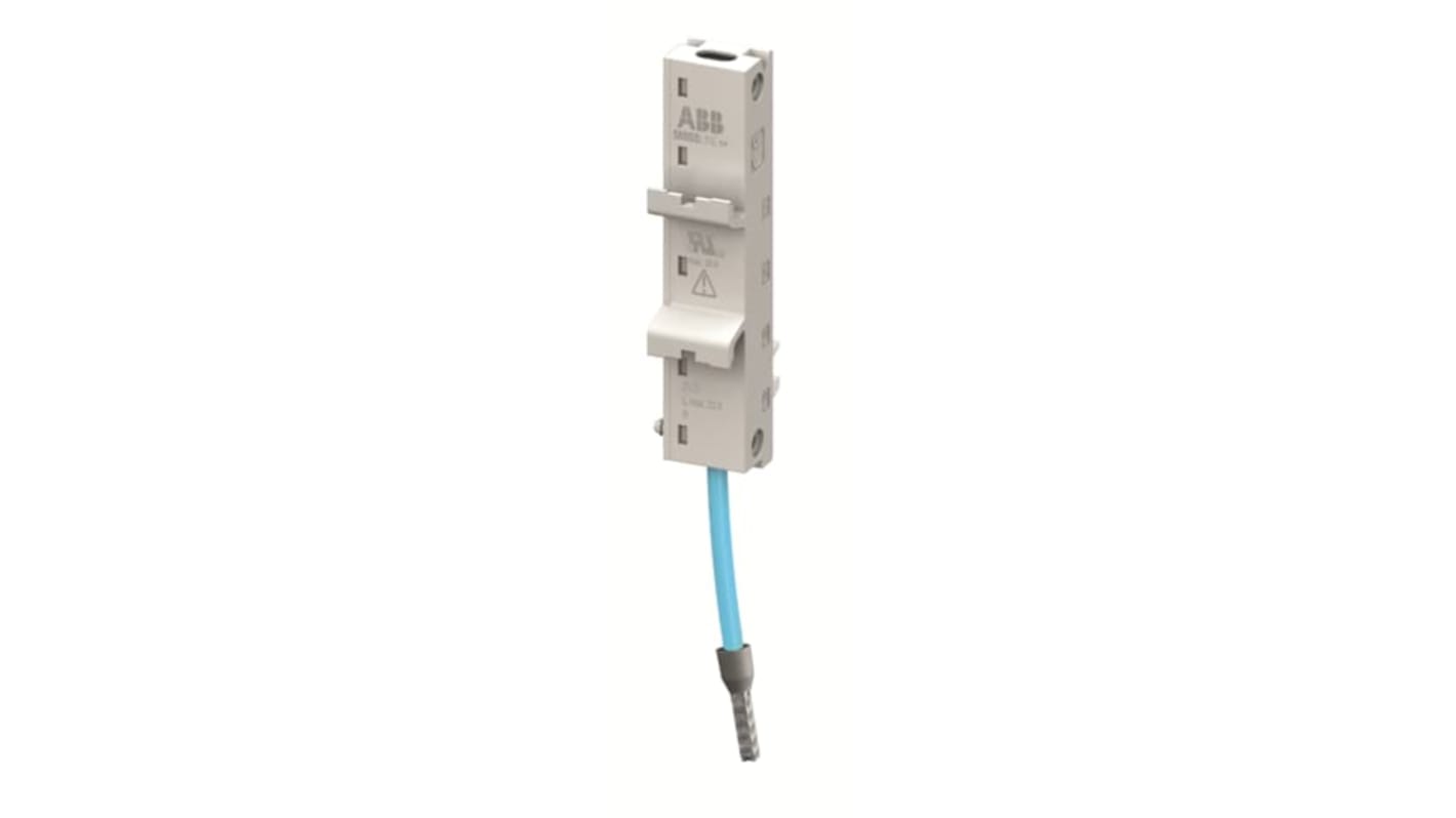 Adattatore universale ABB ZLS971N, unipolare, corrente massima 32A, compatibile con SMISSLINE TPsystem, colore grigio chiaro.