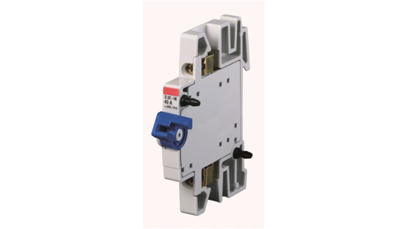 ABB S2C-Nt, modulo neutro azionato a mano per MCB serie S200, montaggio su guida DIN, altezza 85 mm.