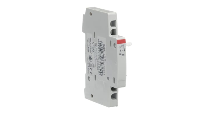 Contatto ausiliario ABB S2C-H11L, 2 contatti, montaggio laterale, compatibile con interruttori S200.