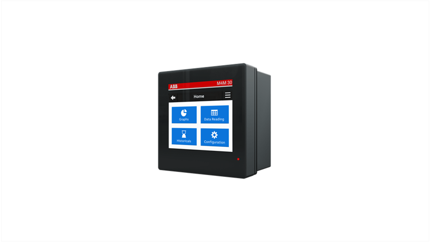 ABB 2CSG202471R4051 M4M30, dispositivo di monitoraggio di potenza con Bluetooth, 6 canali I/O, montaggio 96x96 mm.