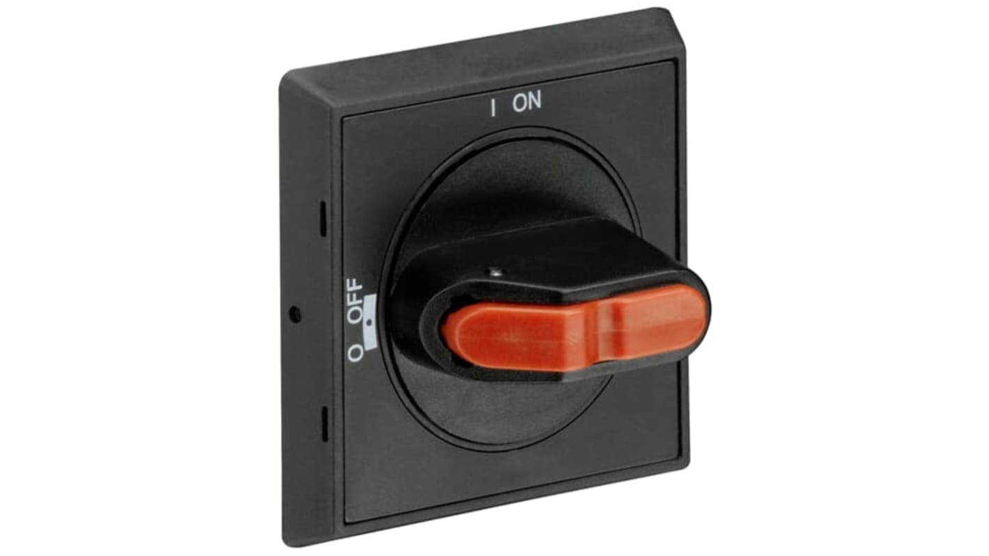 Manopola rotante ABB MSHD-LB IP64, colore nero, per avviamento motore manuale, lunghezza 57.9mm, compatibile con MO132, MO450, MO495, MO496, MS116, MS132. Codice 1SAM201920R1001.