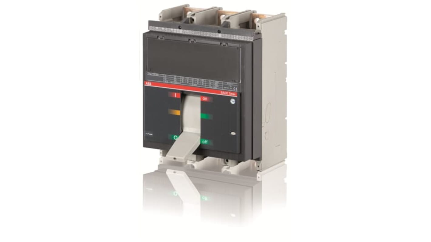 Sezionatore interruttore ABB T7D, 3 poli, corrente 1250A, montaggio superficiale, modello 1SDA062036R1.