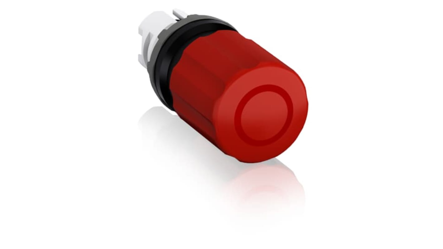 Pulsante di arresto di emergenza ABB, rosso, montaggio a pannello, diametro foro 30 mm, attuazione a pulsante, senza illuminazione.