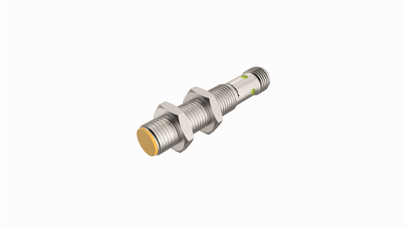 Interruttore di sicurezza Turck BI4-M12-2APS8X2-H1141, induttivo, montaggio M12, 2 uscite PNP, grado di protezione IP67, dimensioni 37x15 mm.