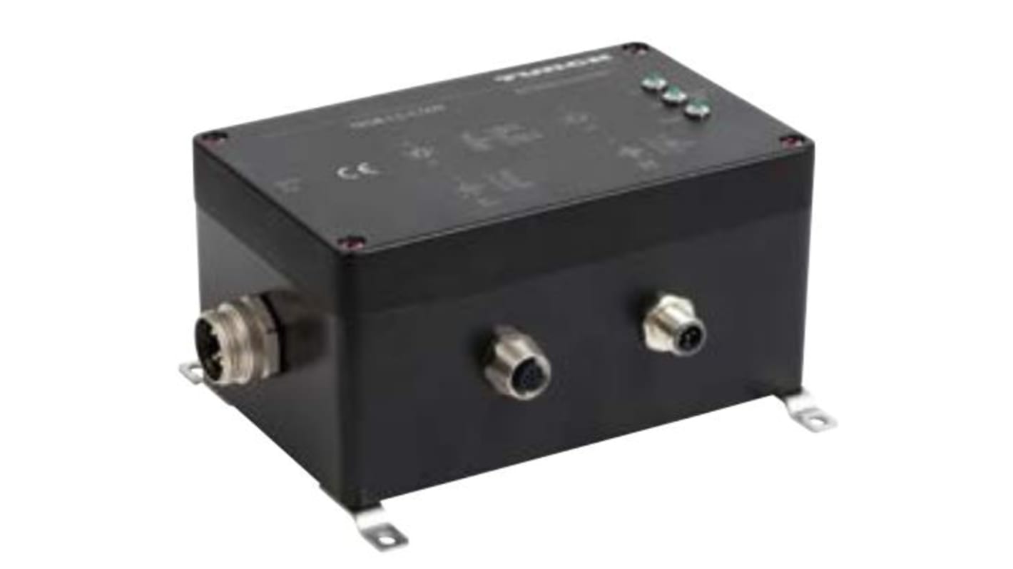 Modulo I/O Turck TBSB-L5-CS09 per automazione, con contenitore in alluminio, temperatura operativa -25/+40 °C, classe IP65.