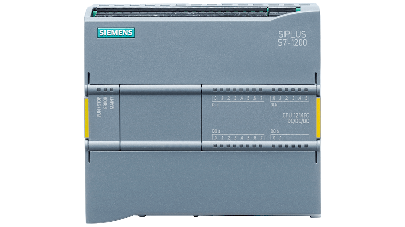 Siemens 6AG1214-1HF40-5XB0, CPU PLC SIPLUS S7-1200, 16 ingressi digitali, 2 ingressi analogici, alimentazione 20,4-28,8 V c.c.