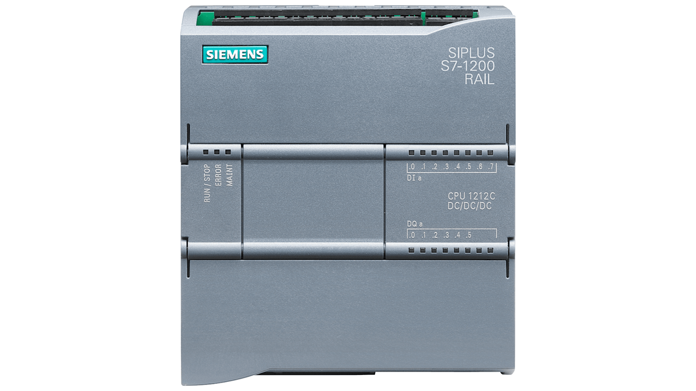 CPU Siemens 6AG2212-1AE40-1XB0 per PLC SIPLUS S7-1200, 10 ingressi digitali, 2 analogici, alimentazione 24 V c.c.