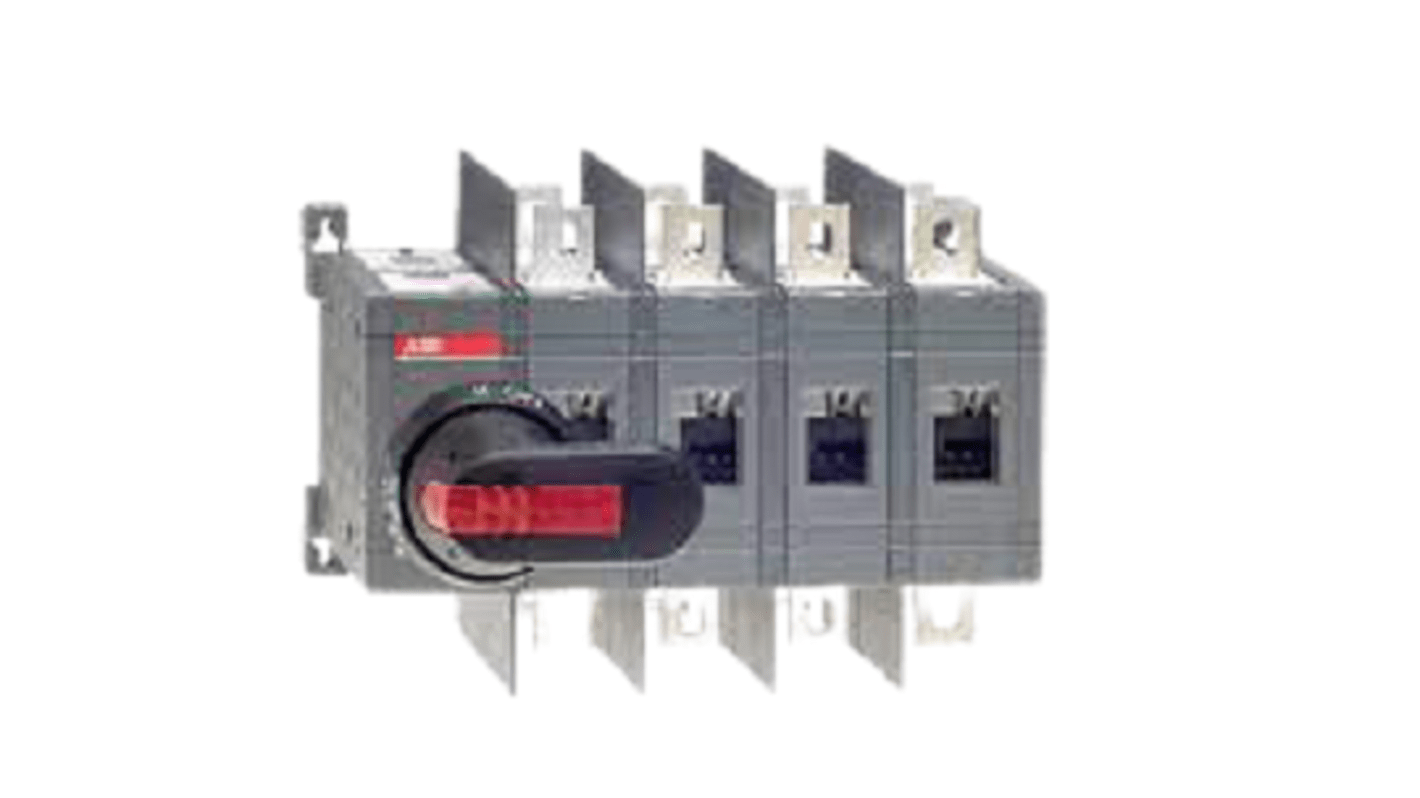 Interruttore ausiliario ABB 1SCA022008R7650 per sezionatori OT, con terminale per albero di 12 mm e lunghezza di 145 mm.