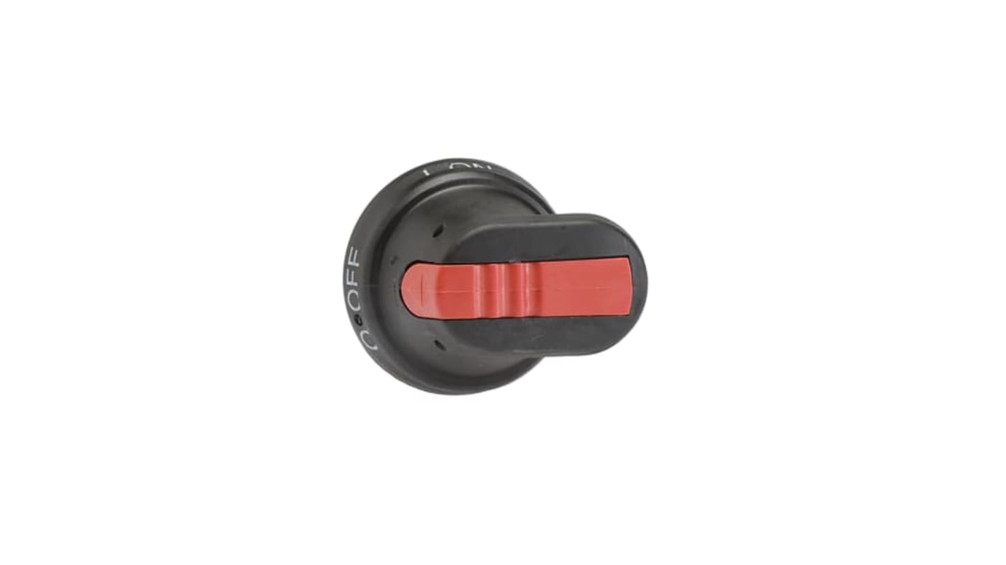 Manopola rotante ABB 1SCA022477R2260 per sezionatori, colore nero, lunghezza 45mm, protezione IP65, blocco a 3 elementi.