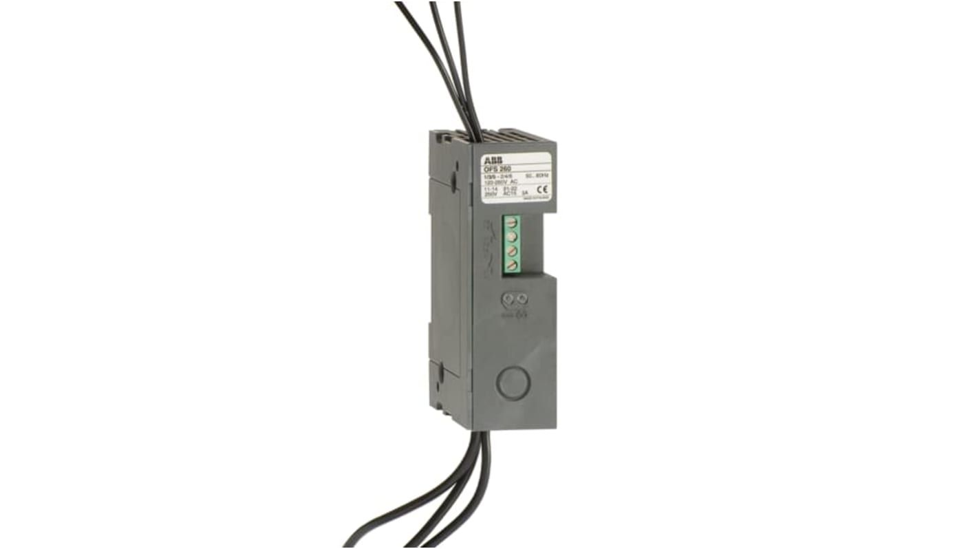 Sezionatore portafusibili elettronico ABB OFS260, dimensioni 100x50x100 mm, frequenza nominale 50/60 Hz, codice 1SCA022716R0180.
