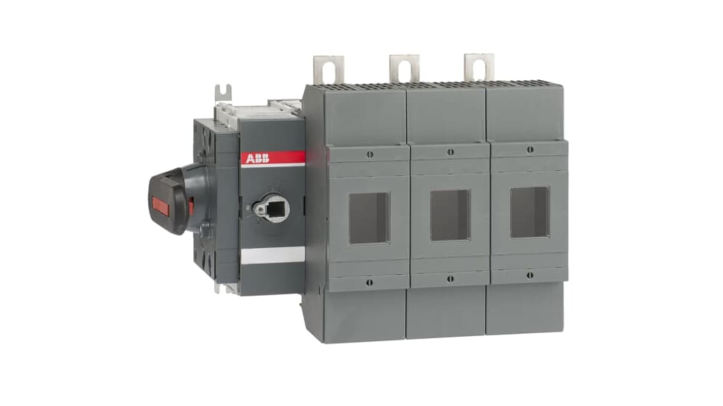 Sezionatore portafusibili ABB, 3 poli, fusibile B1-B4, 400A, 500V, design modulare per operazioni sicure. Codice 1SCA022860R5260.