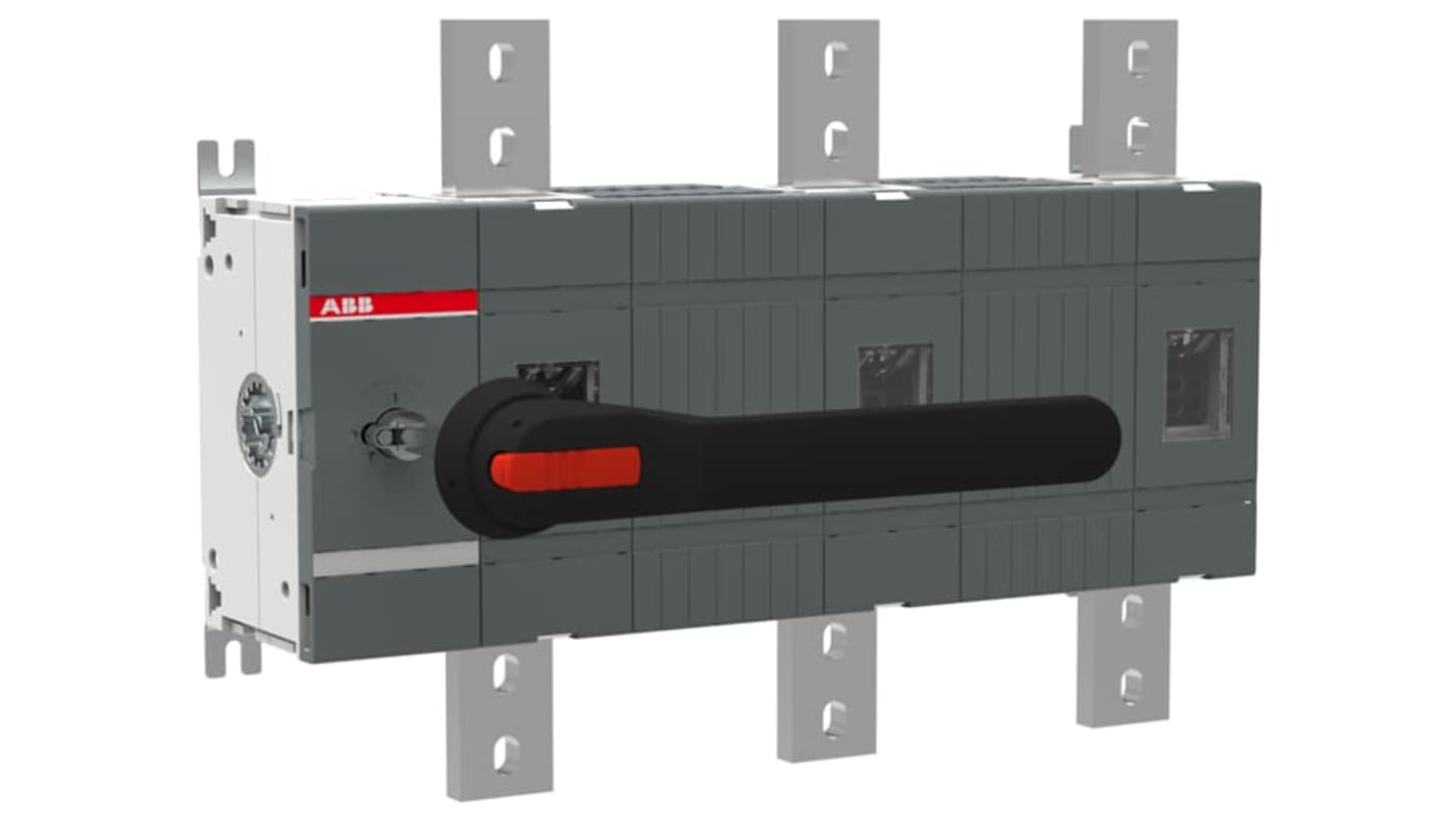 Sezionatore interruttore ABB 3 poli, corrente 1600A, montaggio superficiale, protezione IP00, modello 1SCA022871R8970.