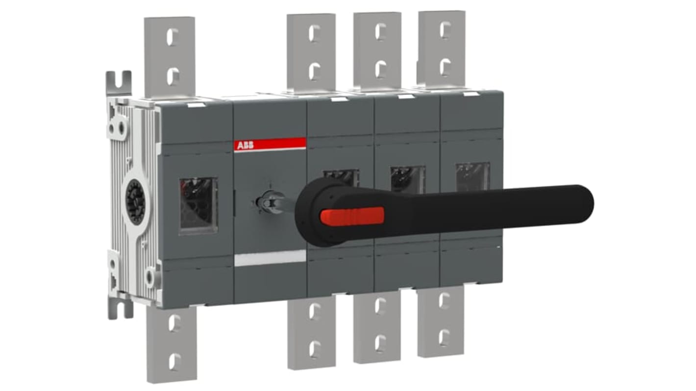 Sezionatore interruttore ABB 1SCA102836R1001, 4 poli, 1600A, montaggio superficiale, grado di protezione IP00.